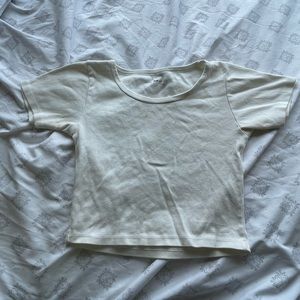 Brandy Melville white crop top